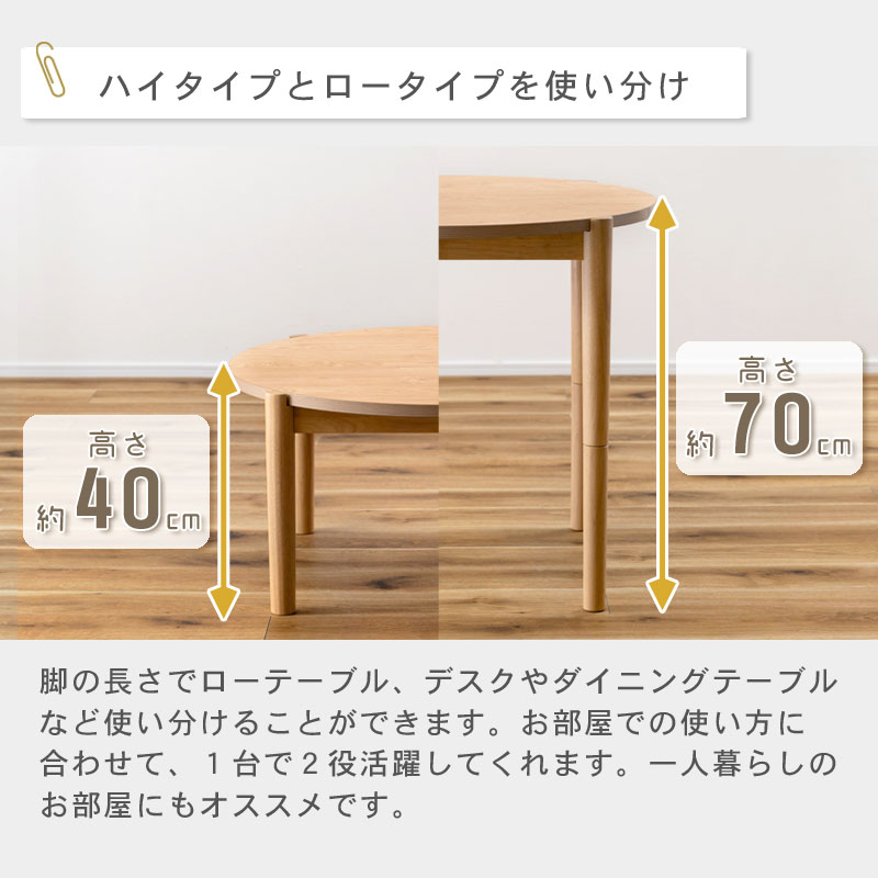 ラウンド KOTATSU リバーシブル　イメージ